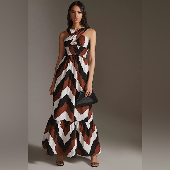 Anthropologie x Tracy Reese Dresses & Skirts - 🥥Anthropologie Plenty by Tracy Reese Printed Halter Maxi Dress, M